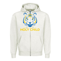 Oatmeal Heather connelly school of the holy child Zipper Hoodie - linhVisuals