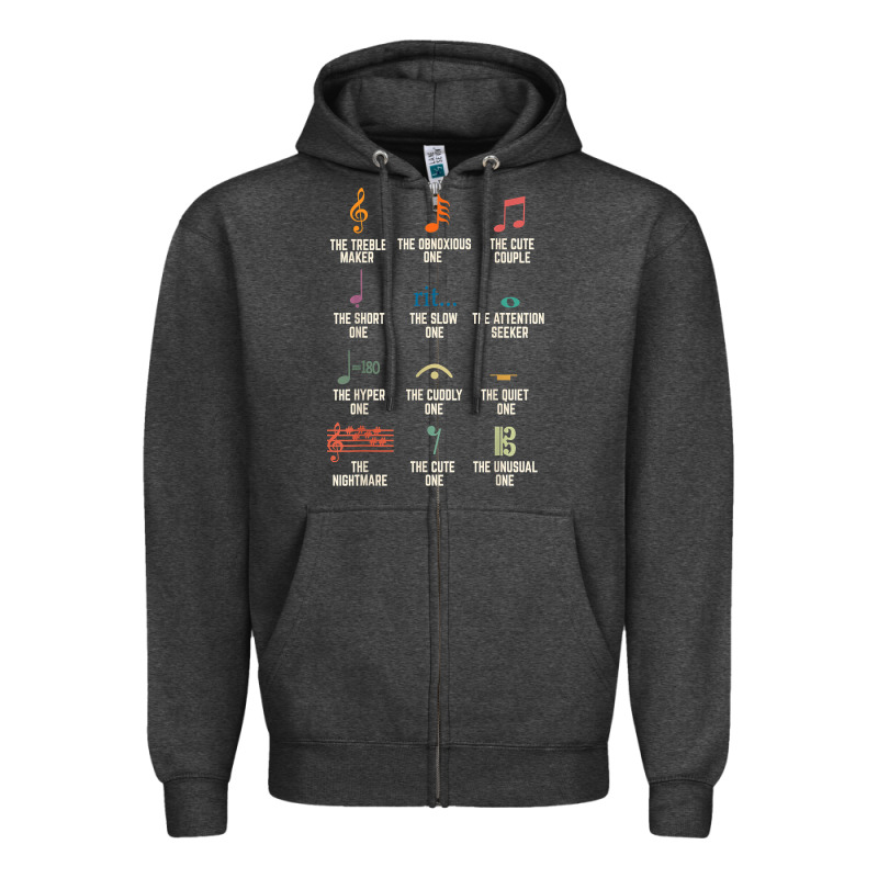 Musical Notes Symbol Definition   Humor Musician T Shirt Zipper Hoodie by linhVisuals | Teevron