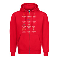 Red musical notes symbol definition   humor musician t shirt Zipper Hoodie - linhVisuals