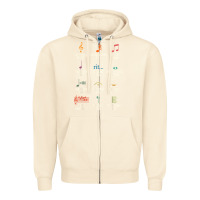 Sandshell musical notes symbol definition   humor musician t shirt Zipper Hoodie - linhVisuals