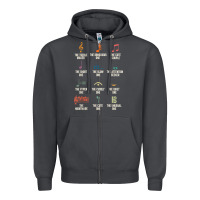 Smoke musical notes symbol definition   humor musician t shirt Zipper Hoodie - linhVisuals