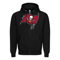 Black Team Of Tampa Bay American Football Zipper Hoodie - linhVisuals