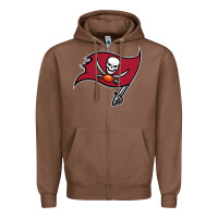 Chestnut Team Of Tampa Bay American Football Zipper Hoodie - linhVisuals