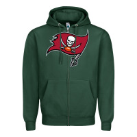Sports Green Team Of Tampa Bay American Football Zipper Hoodie - linhVisuals