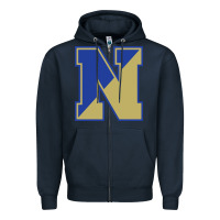 Navy norwell high school Zipper Hoodie - linhVisuals