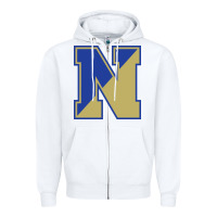 White norwell high school Zipper Hoodie - linhVisuals