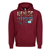 Burgundy nurse in progress Zipper Hoodie - JahusDesignShop