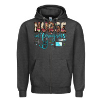 Charcoal Heather nurse in progress Zipper Hoodie - JahusDesignShop