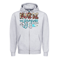 Heather Grey nurse in progress Zipper Hoodie - JahusDesignShop