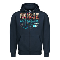 Navy nurse in progress Zipper Hoodie - JahusDesignShop