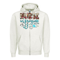 Oatmeal Heather nurse in progress Zipper Hoodie - JahusDesignShop