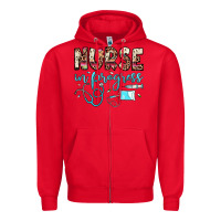 Red nurse in progress Zipper Hoodie - JahusDesignShop