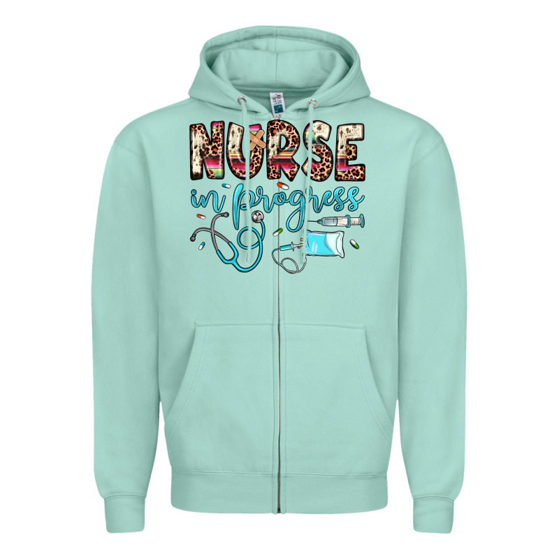Nurse In Progress Zipper Hoodie by JahusDesignShop | Teevron