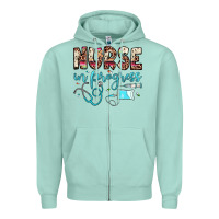 Seafoam nurse in progress Zipper Hoodie - JahusDesignShop