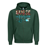Sports Green nurse in progress Zipper Hoodie - JahusDesignShop
