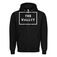 Black san fernando valley sfv valley los angeles trendy design t shirt Zipper Hoodie - linhVisuals