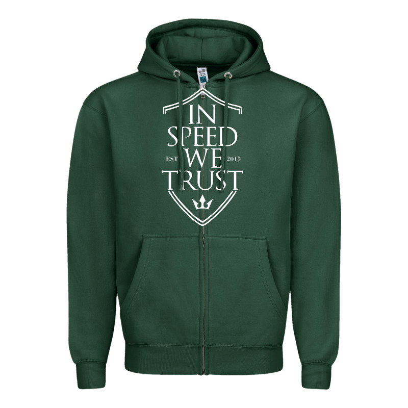 In Speed We Trust Zipper Hoodie by linhVisuals | Teevron