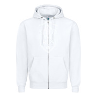 White in speed we trust Zipper Hoodie - linhVisuals