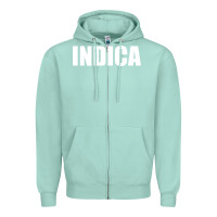 Seafoam indica Zipper Hoodie - linhVisuals