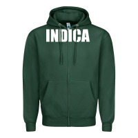 Sports Green indica Zipper Hoodie - linhVisuals