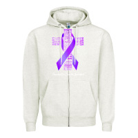 Oatmeal Heather pancreatic cancer t shirtfaith hope love pancreatic cancer warrior t s Zipper Hoodie - linhVisuals