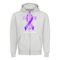 Dove Grey pancreatic cancer t shirtfaith hope love pancreatic cancer warrior t s Zipper Hoodie - linhVisuals