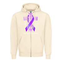 Sandshell pancreatic cancer t shirtfaith hope love pancreatic cancer warrior t s Zipper Hoodie - linhVisuals