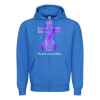 True Royal pancreatic cancer t shirtfaith hope love pancreatic cancer warrior t s Zipper Hoodie - linhVisuals