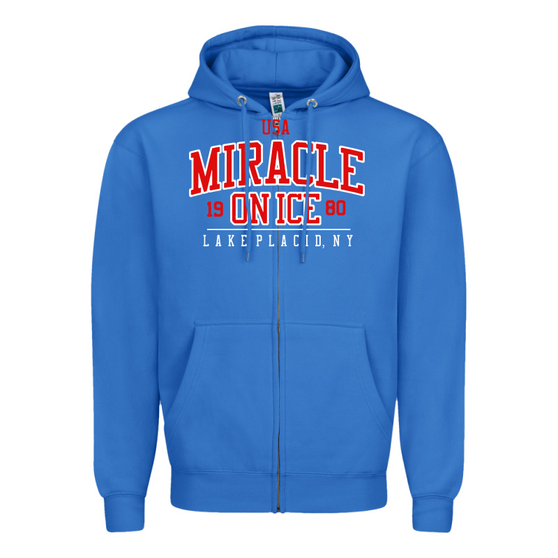 Miracle On Ice Zipper Hoodie by linhVisuals | Teevron