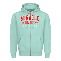 Seafoam miracle on ice Zipper Hoodie - linhVisuals