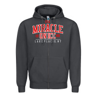Smoke miracle on ice Zipper Hoodie - linhVisuals
