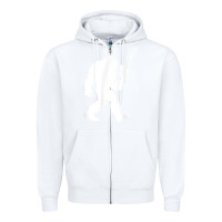 White bigfoot with rifle sasquatch 2nd amendment gun t shirt Zipper Hoodie - linhVisuals