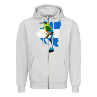 Dove Grey nicaragua guardabarranco, nicaragua t shirt Zipper Hoodie - linhVisuals