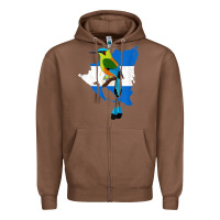 Chestnut nicaragua guardabarranco, nicaragua t shirt Zipper Hoodie - linhVisuals