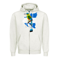 Oatmeal Heather nicaragua guardabarranco, nicaragua t shirt Zipper Hoodie - linhVisuals