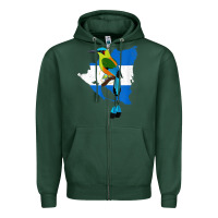 Sports Green nicaragua guardabarranco, nicaragua t shirt Zipper Hoodie - linhVisuals