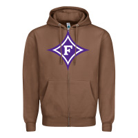 Chestnut furma Zipper Hoodie - linhVisuals