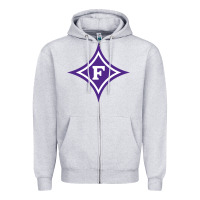 Heather Grey furma Zipper Hoodie - linhVisuals