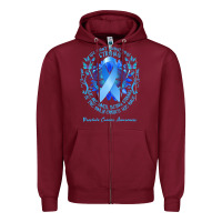 Burgundy prostate cancer awareness t shirtprostate cancer awareness we don't kn Zipper Hoodie - linhVisuals