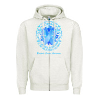 Oatmeal Heather prostate cancer awareness t shirtprostate cancer awareness we don't kn Zipper Hoodie - linhVisuals