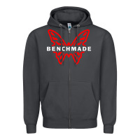 Smoke Benchmade Zipper Hoodie - linhVisuals