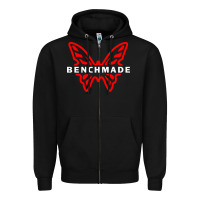 Black Benchmade Zipper Hoodie - linhVisuals