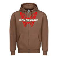 Chestnut Benchmade Zipper Hoodie - linhVisuals