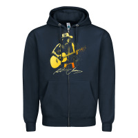 Navy Kenny Chesney Fresh Design Zipper Hoodie - linhVisuals