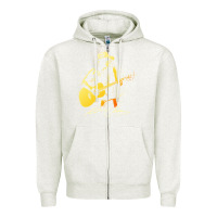 Oatmeal Heather Kenny Chesney Fresh Design Zipper Hoodie - linhVisuals