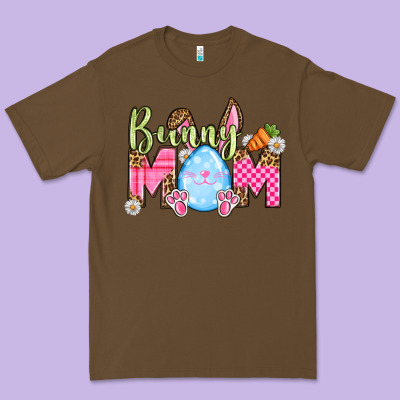 Easter Day Bunny Mom Premium Tee Designed By Oliviacreatesart