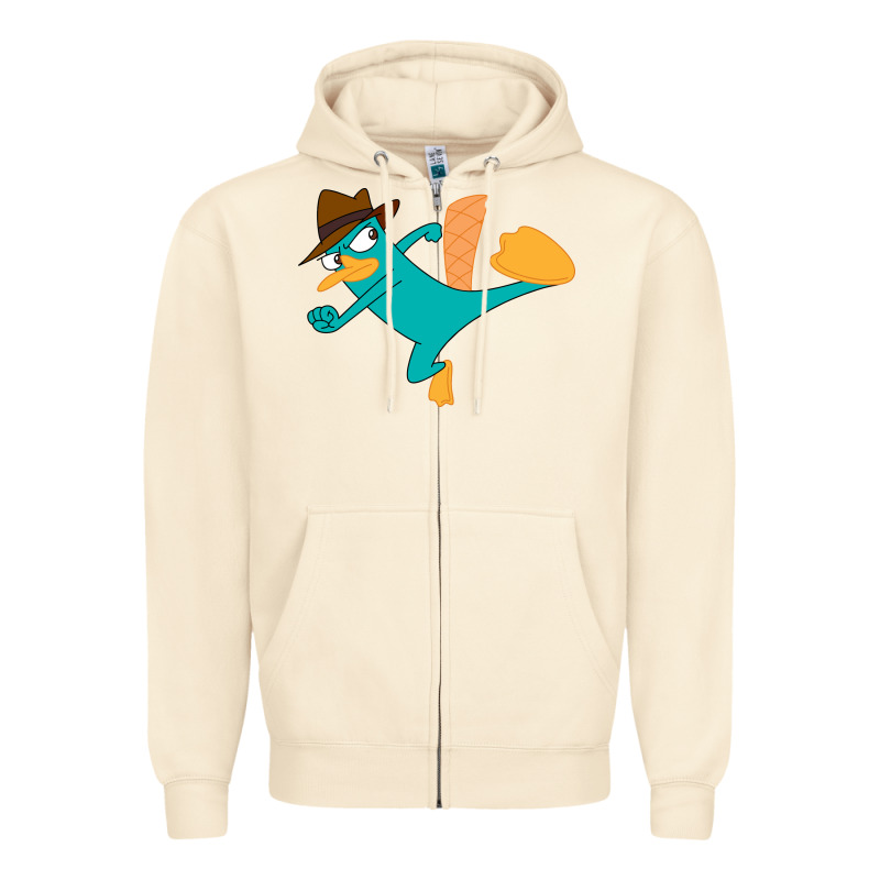 Perry The Platypus Zipper Hoodie by linhVisuals | Teevron