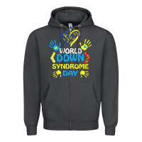 Smoke world down syndrome day t shirt support and awareness 3.21 t shirt Zipper Hoodie - linhVisuals