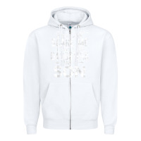 White you can't scare me i have four daughters and a son funny dad t shirt Zipper Hoodie - linhVisuals
