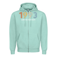 Seafoam retro 29 years vintage 1993 limited edition 29th birthday t shirt Zipper Hoodie - linhVisuals